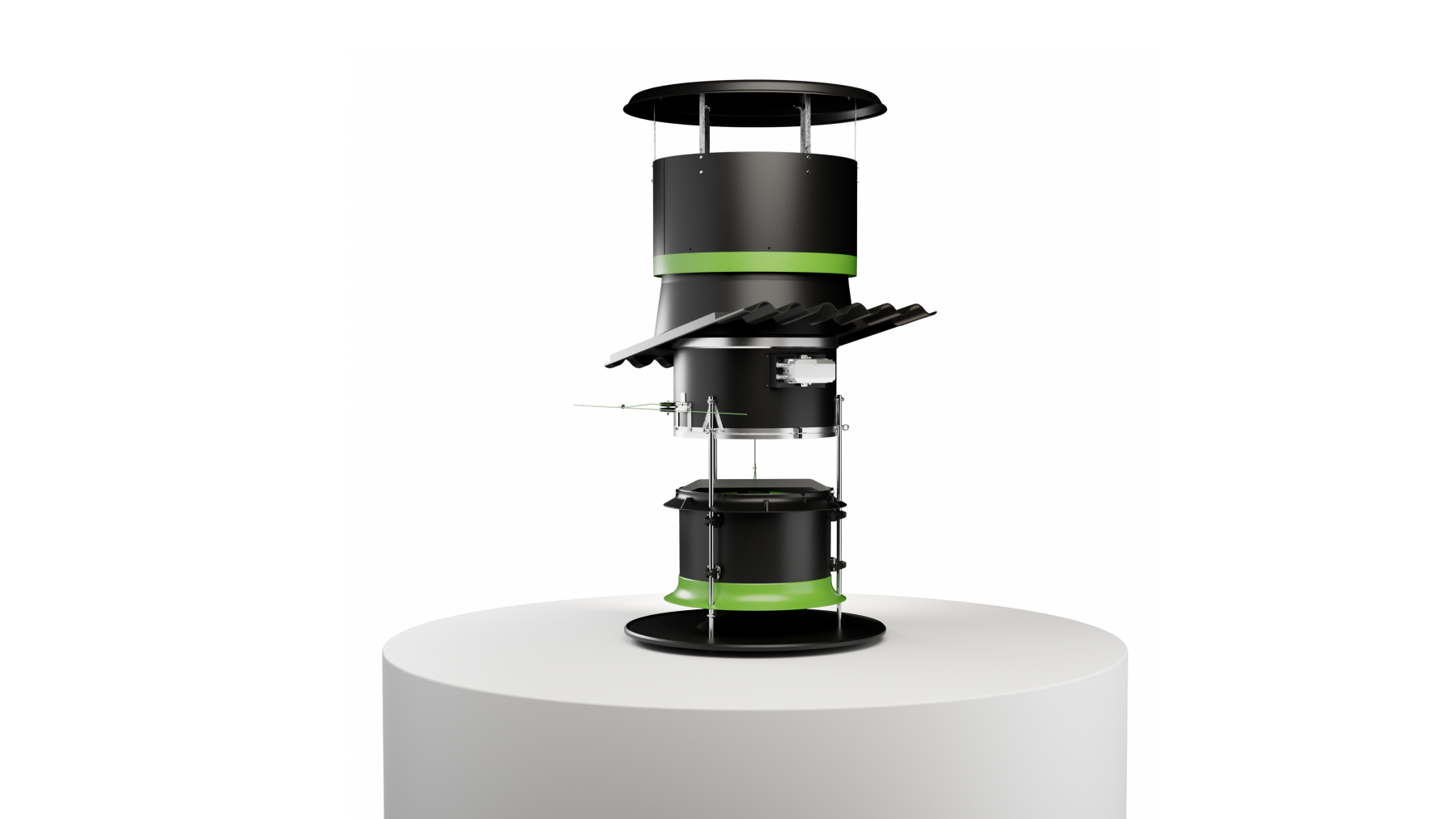 De recirculatie-inlaatkoker van Fancom