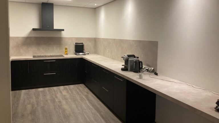 Nieuwe kantinekeuken bij Intersolve Technologies