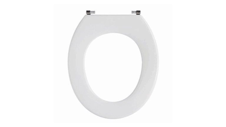 universele toiletbril zonder deksel met RVS scharnieren antibacterieel