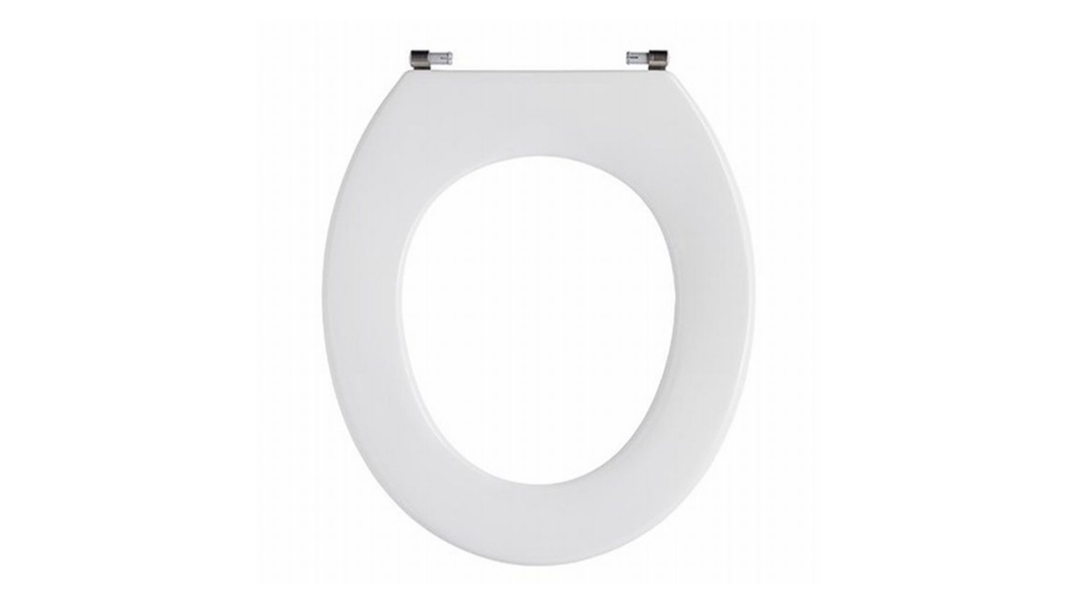 universele toiletbril zonder deksel met RVS scharnieren antibacterieel