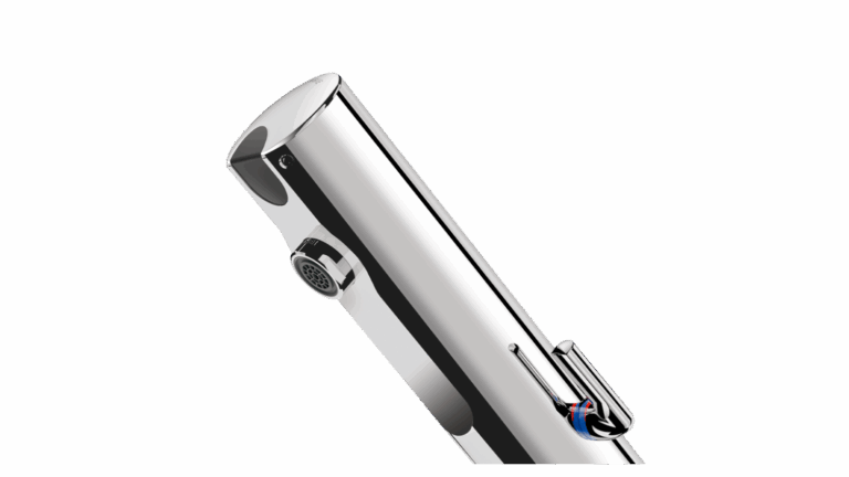 elektronische kraan voor de wastafel