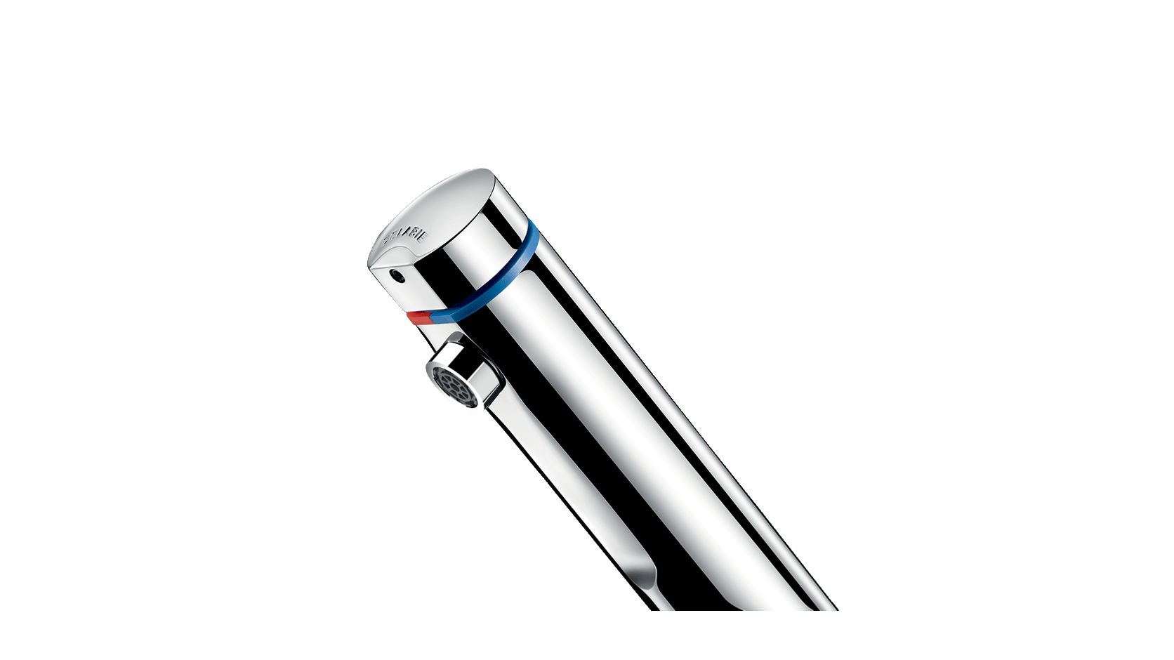 zelfsluitende mengkraan voor de afwas of wastafel