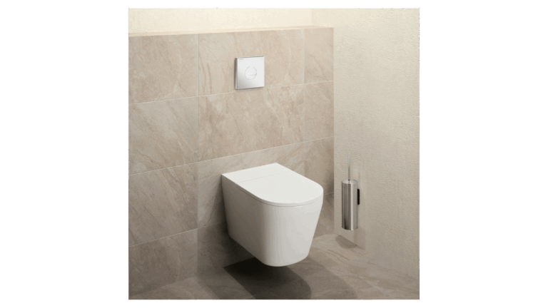 toiletkraan met directe spoeling, direct op de waterleiding, zonder reservoir.