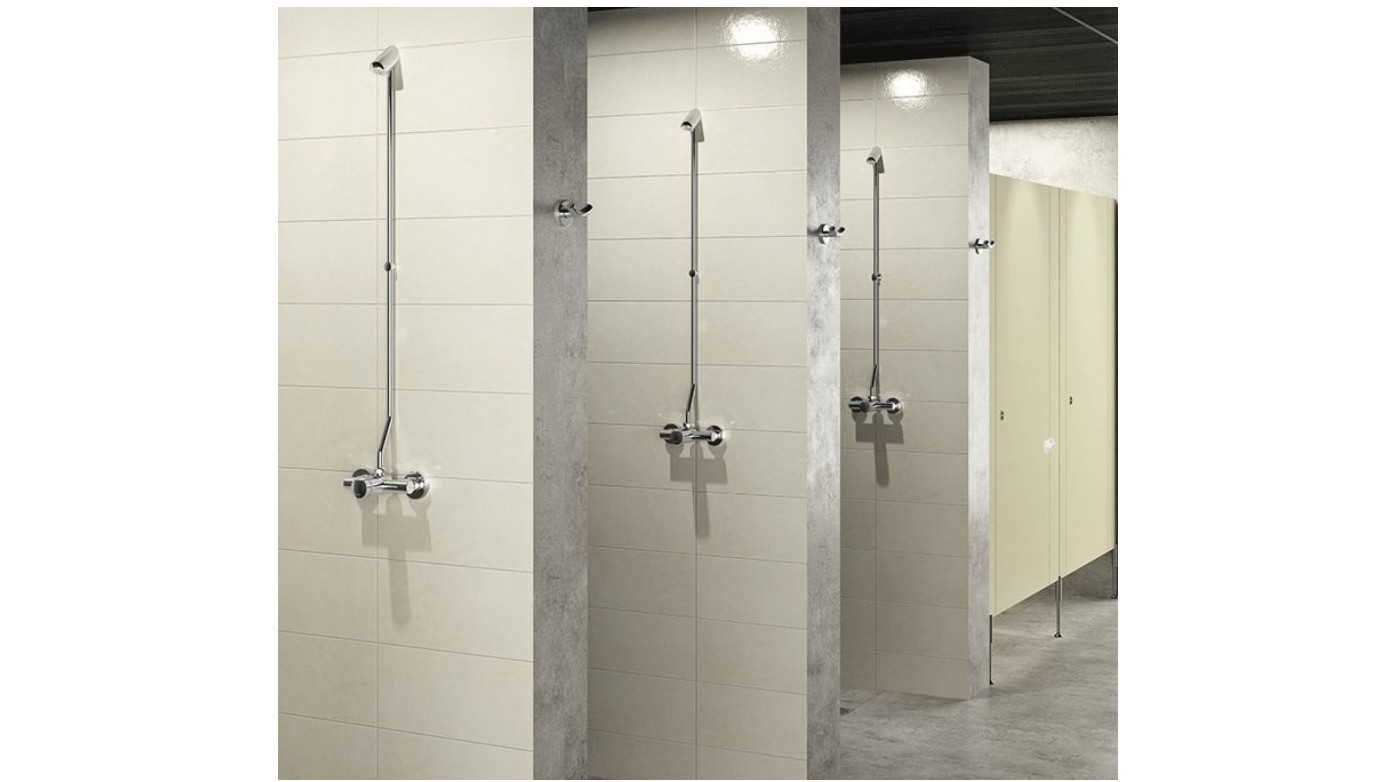 zelfsluitende douchemengkraanset