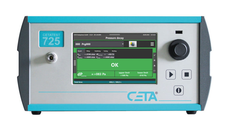 Leak Tester CETATEST 725 with Gauge Pressure Sensor
