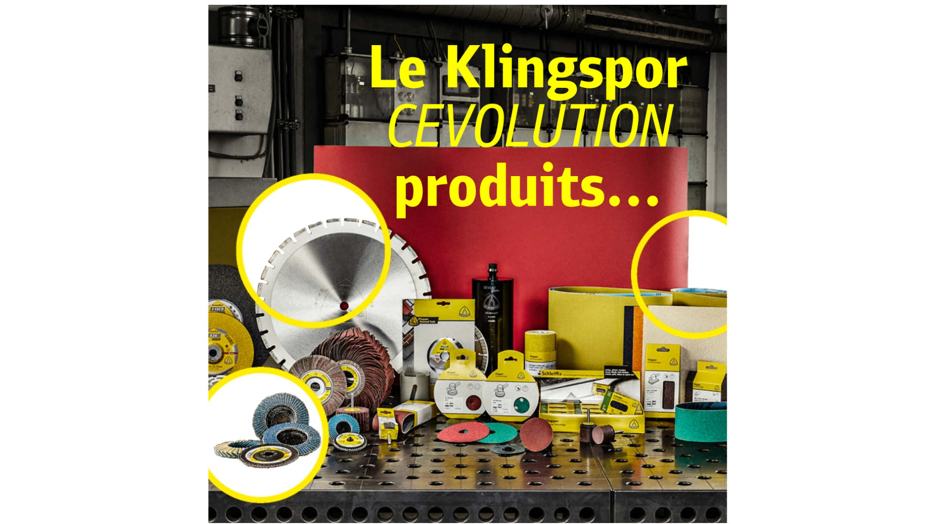 📢 Plus que ” juste ” de la céramique ! Klingspor présente la