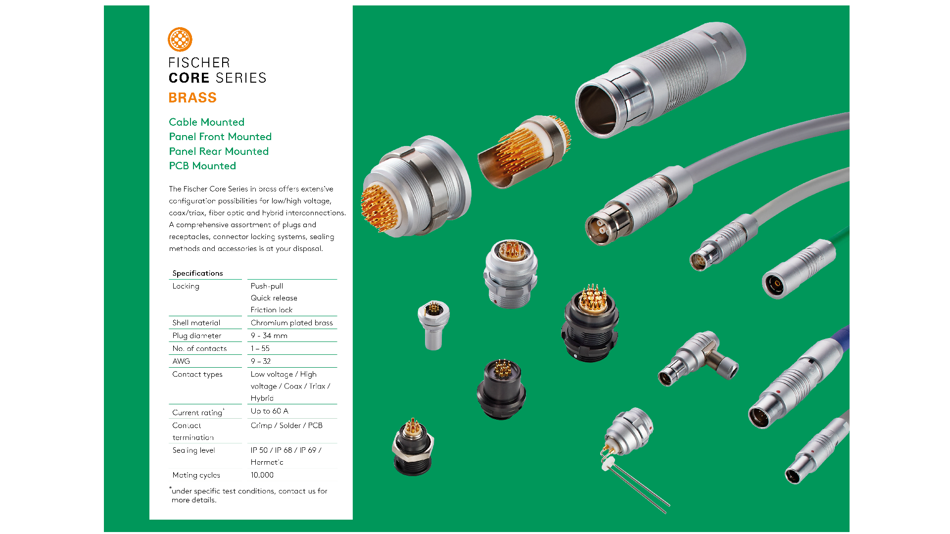 Fischer Core Series Brass Advanced Engineering Belgium