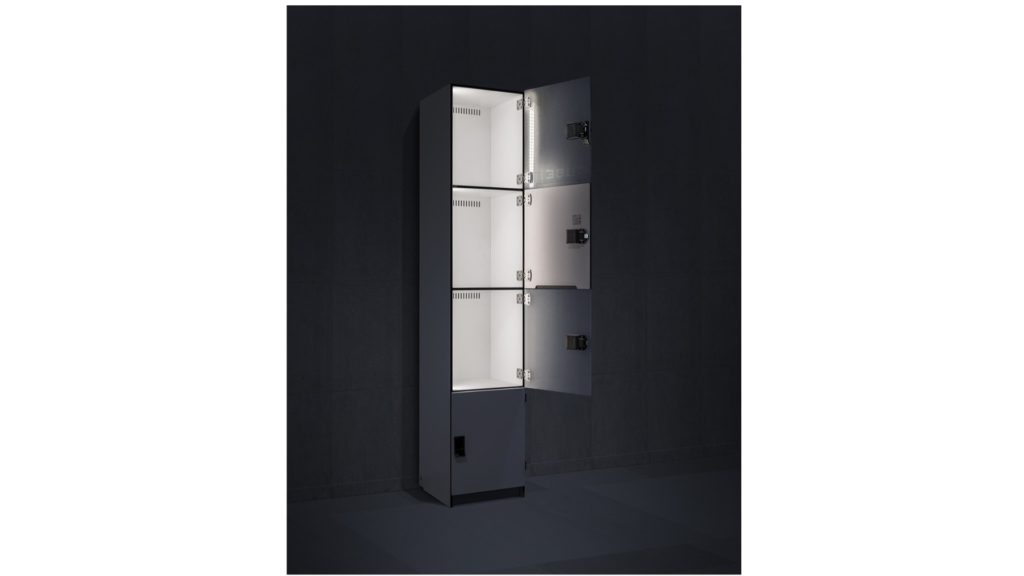 Trespa locker avec portes en PMMA