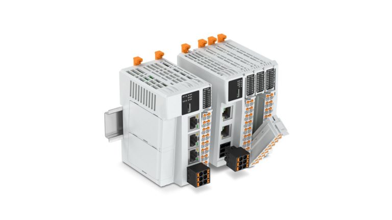 De ME-IO Slim is de efficiënte behuizingsoplossing van Phoenix Contact voor compacte besturingen die een dichte frontaansluittechniek vereisen