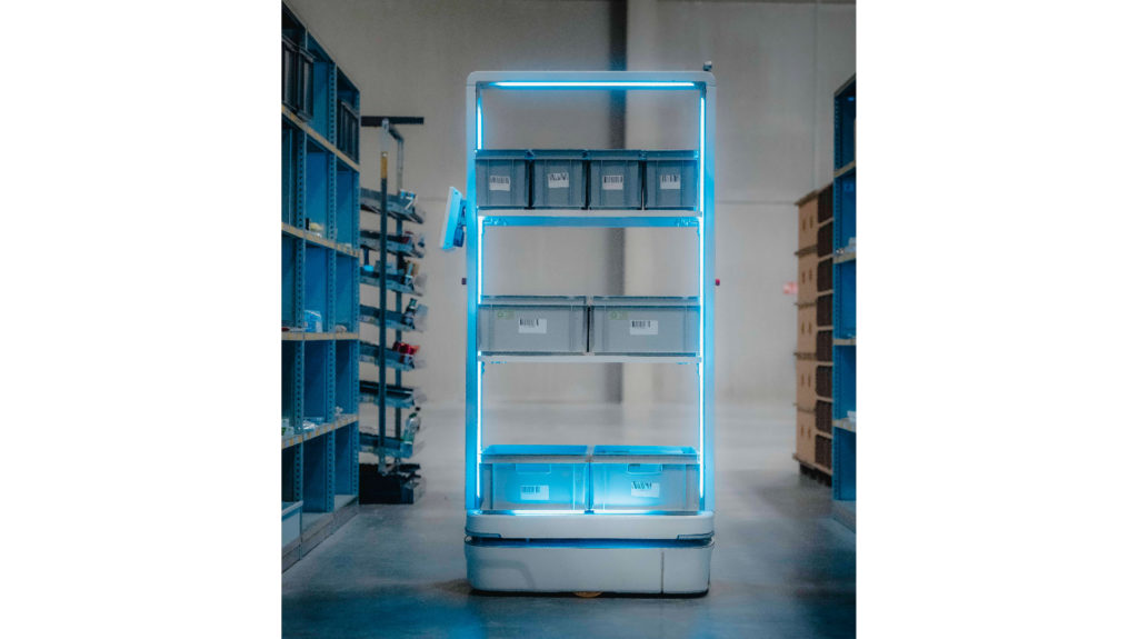 ABS/PMMA thermoformed housing for Zeal Runner warehouse robot (winner IF AWARD 2025)