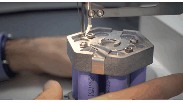 TPT HB30 Heavy Wire Bonder with automatic Z- & Y- Axis is ideal for Battery Bonding.