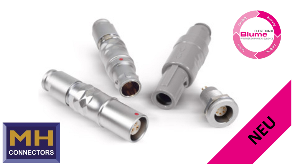 NOUVEAU chez Blume Elektronik Distribution GmbH : connecteurs PushPull de MH Connectors