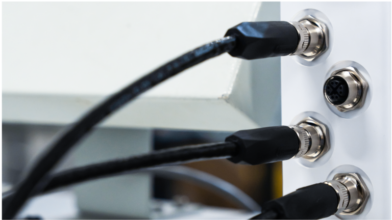 M12 connection cable for sensor technology