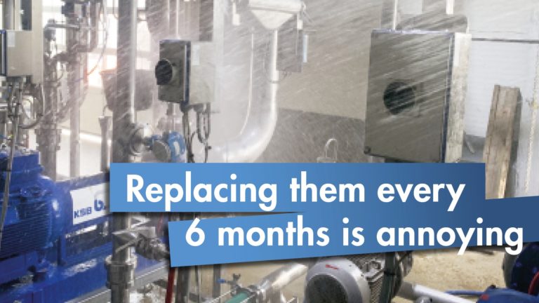 No more brittle housings or crumbling foam seals