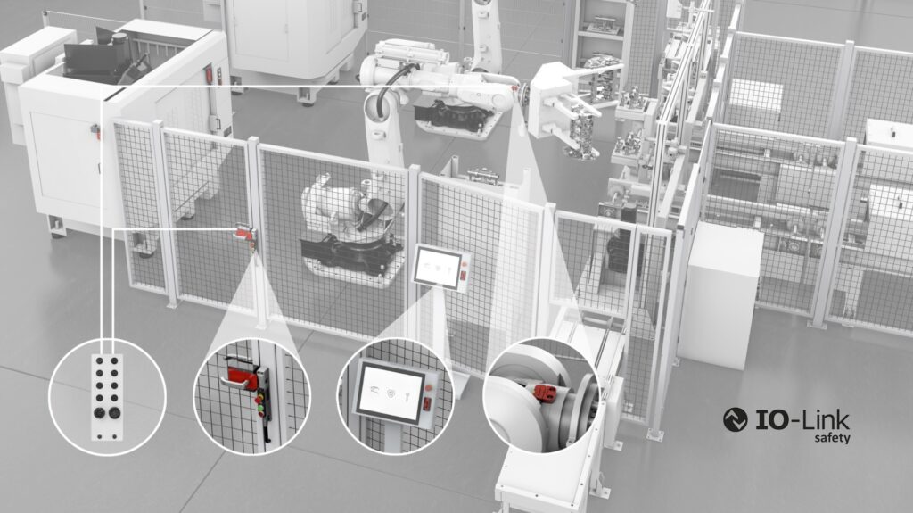 Sicher verbunden – Sicherheitsschalter mit IO-Link Safety