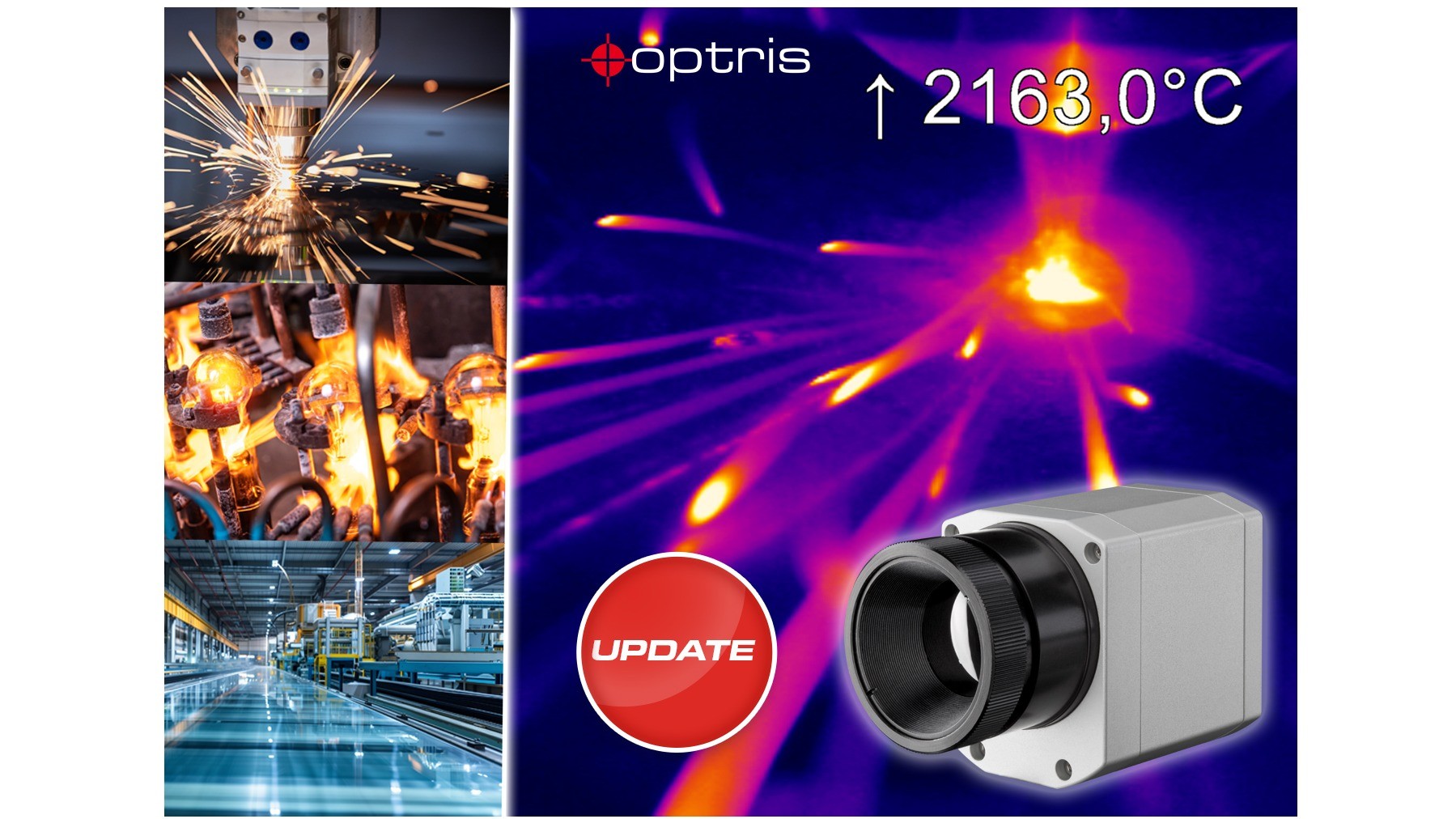 PI 640i G7 jetzt mit erweitertem Temperaturbereich bis 3000 °C