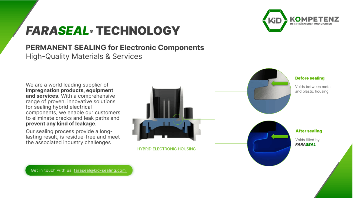 Permanent Sealing for Electronic Components KPA 2024