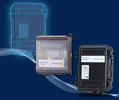 Energieautarke SCHRAML FWD Advanced und FWD Advanced Lite Datenlogger mit LTE/GPRS Anbindung