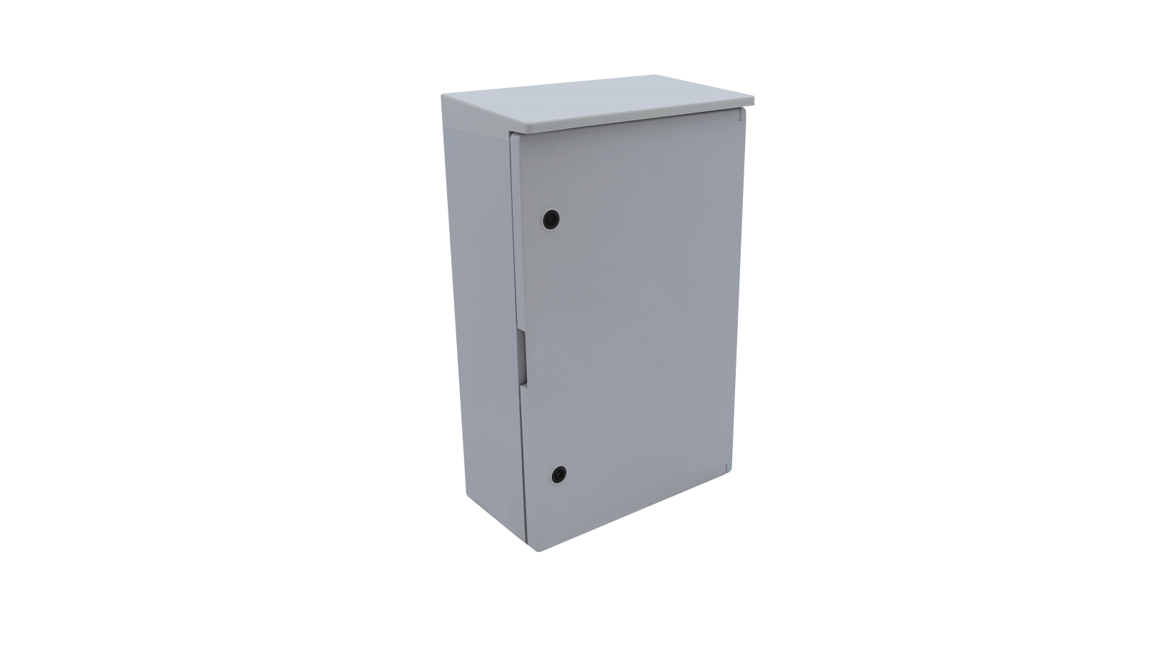 Neues BOXEXPERT ABS Schaltschrankgehäuse der Serie FLEET mit integriertem Regendach – robust, regendicht, vielseitig.