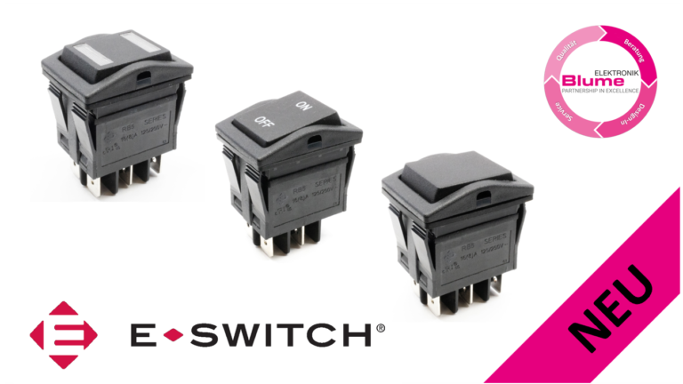 E-SWITCH RB5 ROCKER SWITCH / WIPPENSCHALTER BEI BLUME ELEKTRONIK