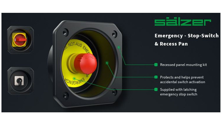 E-Stop with Recess Pan