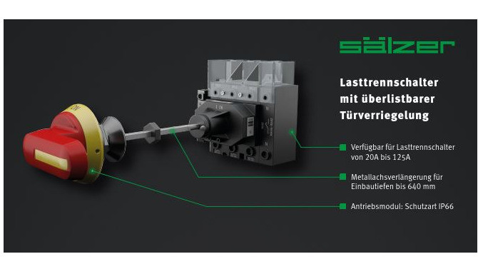 Lasttrennschalter mit überlistbarer Türverriegelung