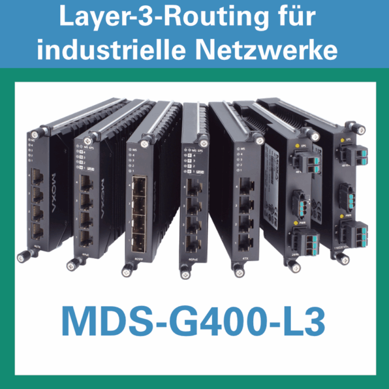 Moxa MDS-G4000-L3 – Switches mit Routerfunktionalität