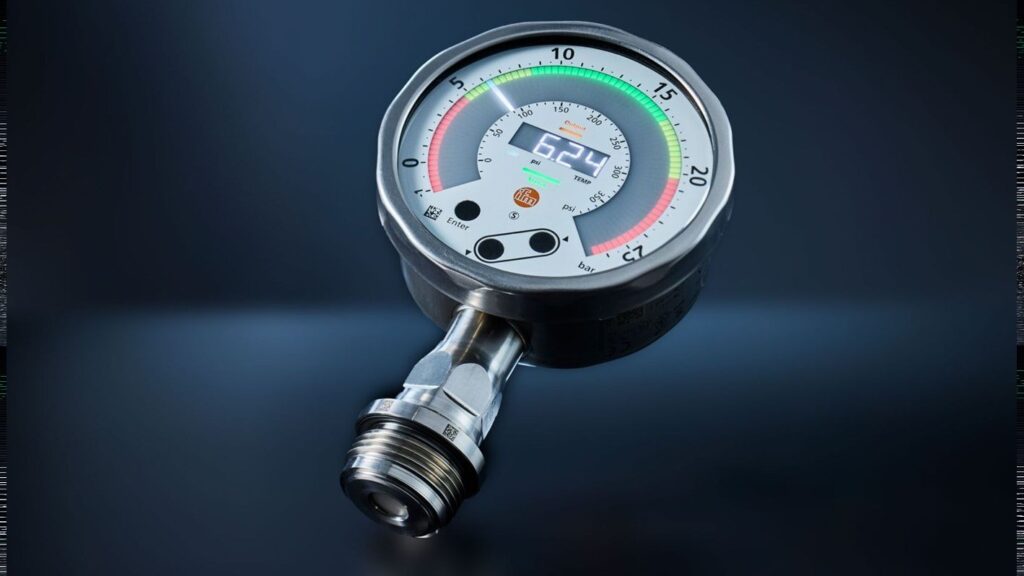 Electronic manometer with smart pressure display