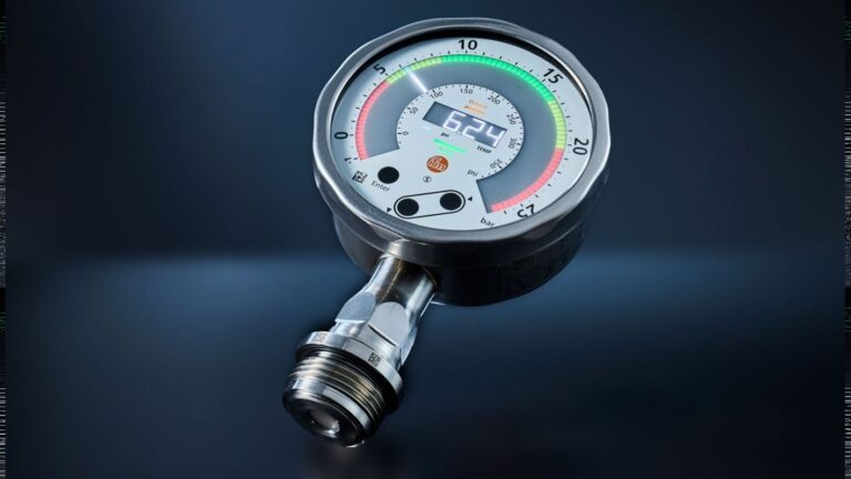 Electronic manometer with smart pressure display