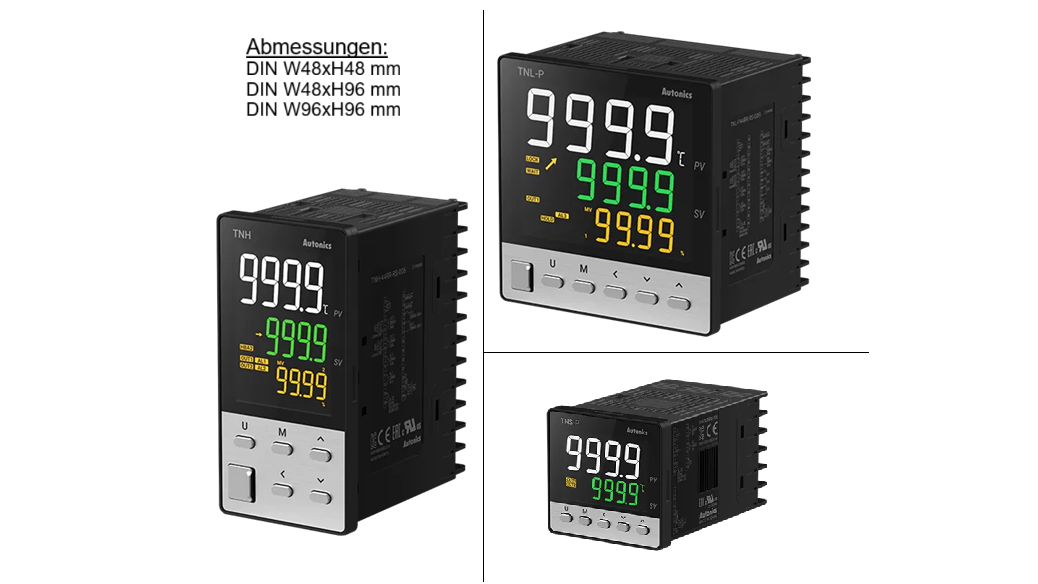 TN Series : 2-DOF PID Temperature Controllers (Program/Fixed Control)
