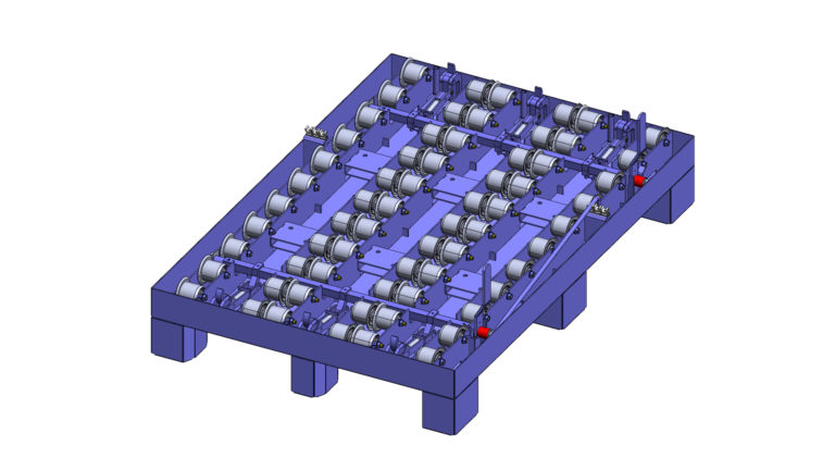 Wash basket transport pallet