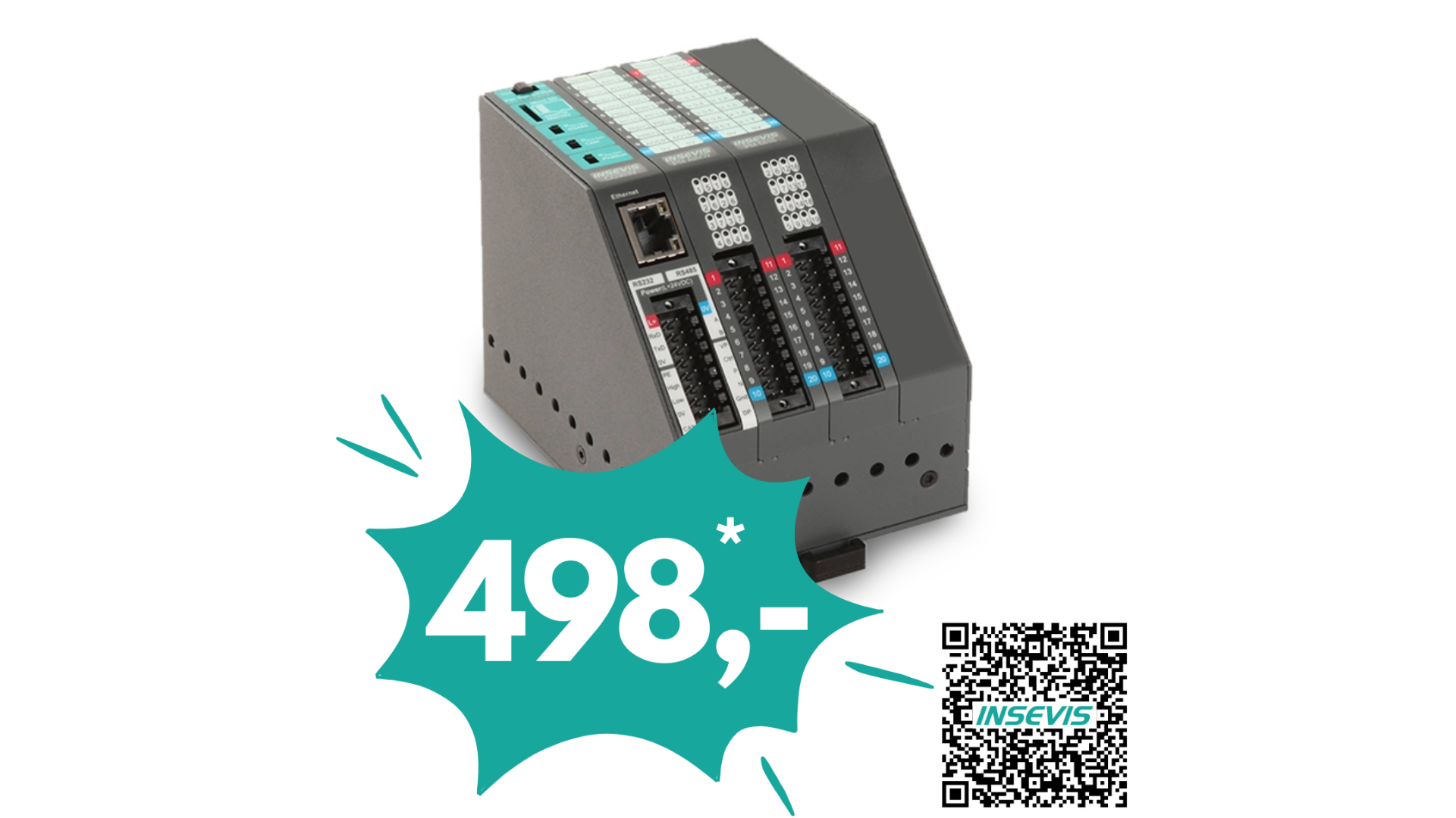 PROMO! Retrofit Cube with 16dI + 8dI/O und 4aI/O