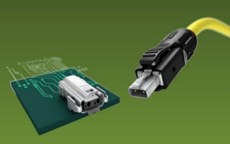 Der T1 Industrial Steckverbinder von Harting für das Single Pair Ethernet