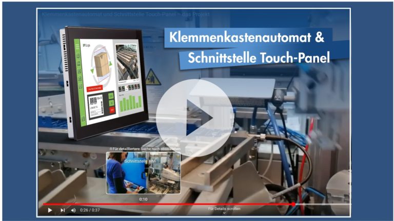 Schnittstelle Touch-Panel
