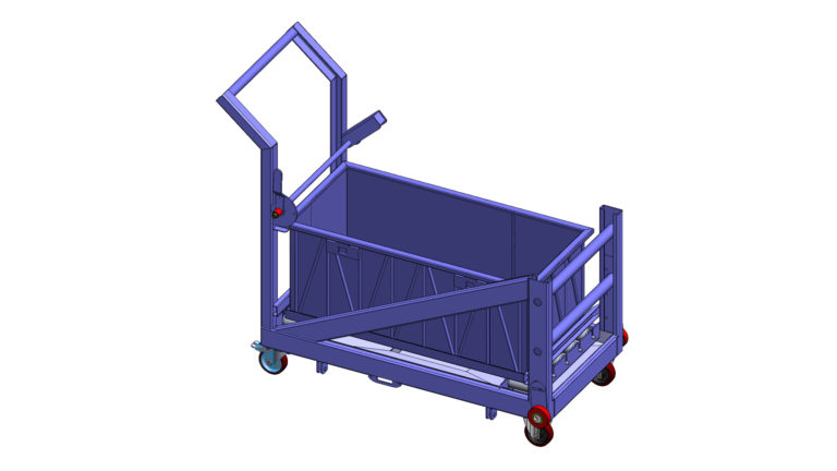 wash basket trollley