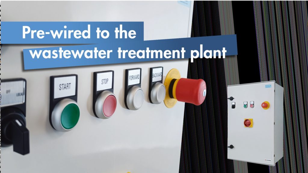 Mini switch cabinets in sewage treatment plant (Kraus & Naimer Project solutions)