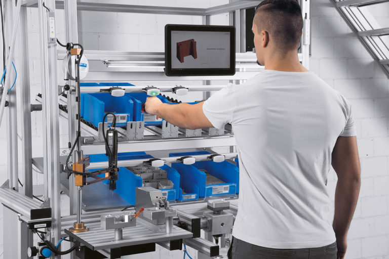 SETAGO® Pick2Light assembly guidance system – Easy installation and commissioning – Higher productivity and zero errors