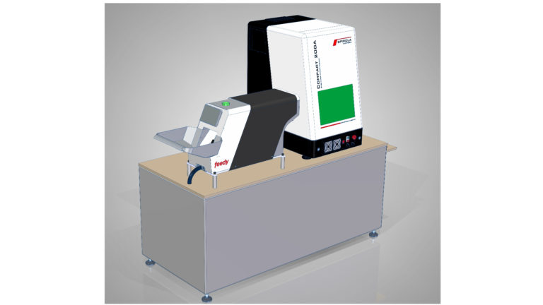 feedy als Ladegerät für Lasermarkierung