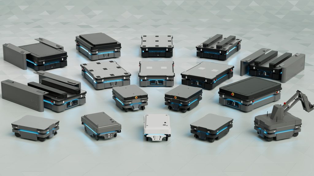 Fahrerlose Transportsysteme von Mobile Industrial Robots für die Intralogistik