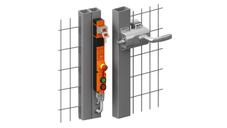 Komfortables und ergonomisches Öffnen von Schutztüren