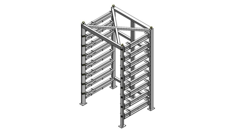 LLC stacking rack