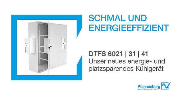 DTFS-Serie , Schaltschrankkühlgeräte von Pfannenberg