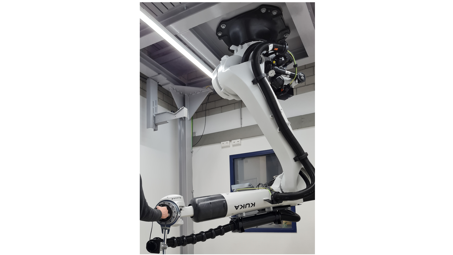 Manual guidance of industrial robots