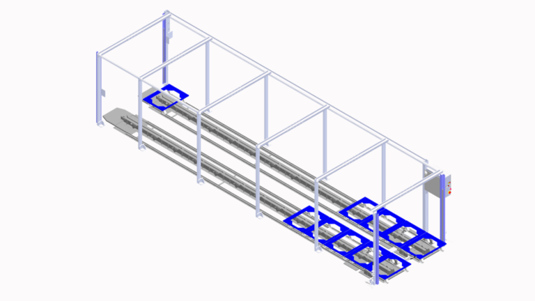 JIS load carrier storage system