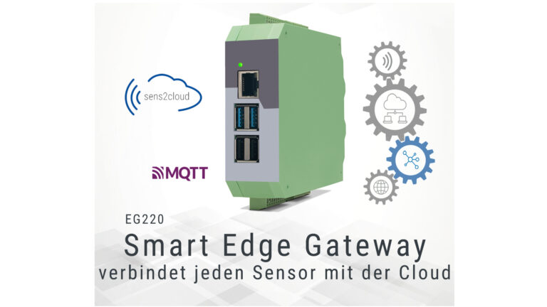 Vom Sensor zur Cloud mit dem neuen motrona Smart Edge Gateway EG220