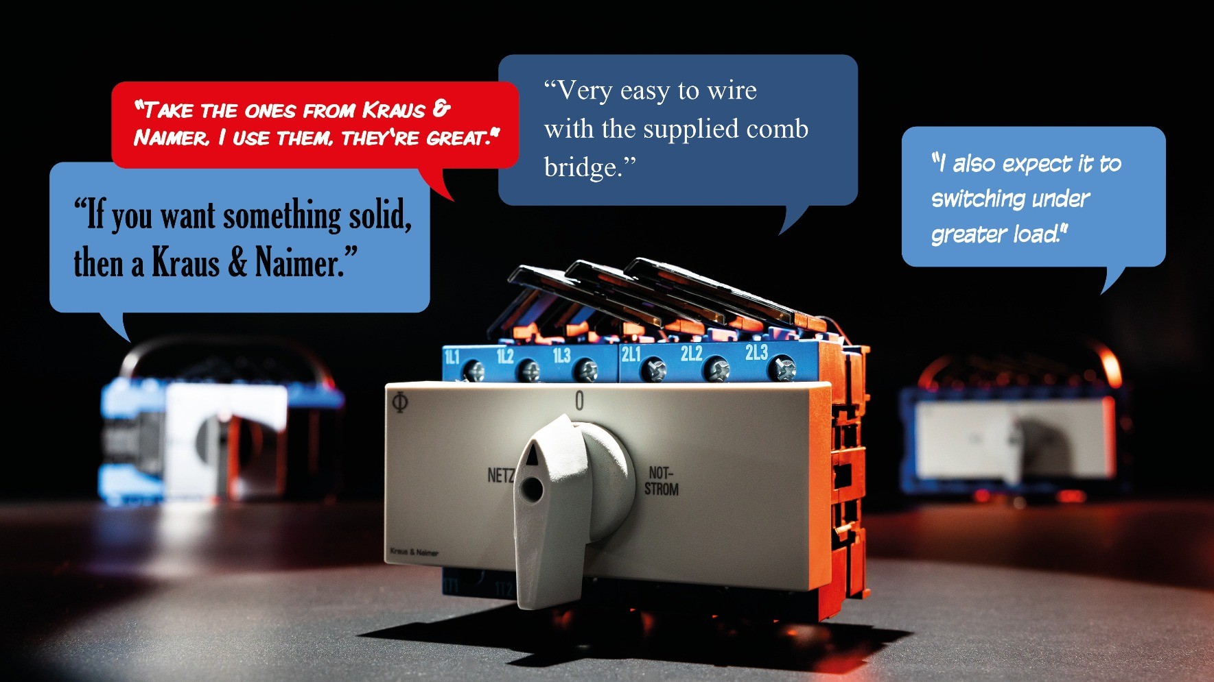 Kraus & Naimer manual transfer switch