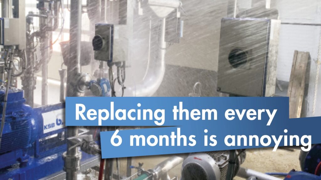 No more brittle housings or crumbling foam seals