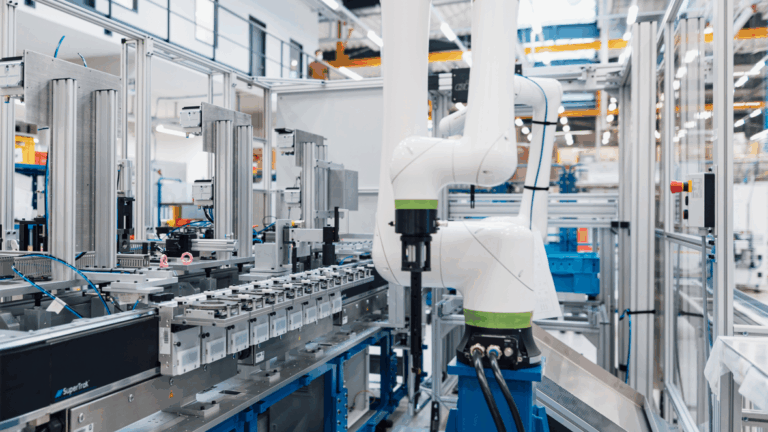 Our robot-supported assembly lines offer sensor-monitored real-time error detection, precise joining processes for sensitive components and flexible integration of new components for maximum process reliability and efficiency.