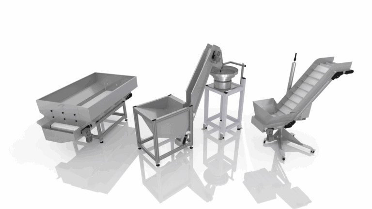 Minitrans bunker conveyors as ascending conveyors or Z-shaped conveyor belt