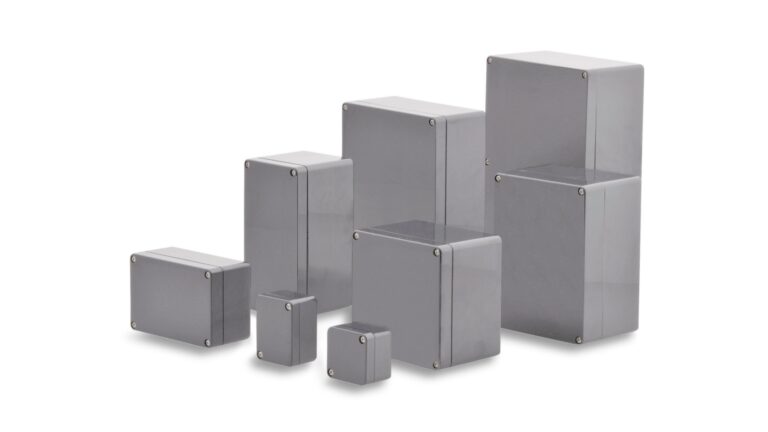 ABS plastic industrial housing series ELBE light gray by BOXEXPERT